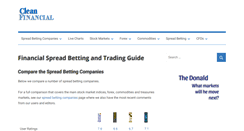 Desktop Screenshot of cleanfinancial.com